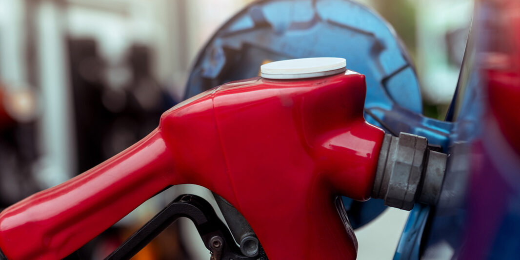 Car Fueling At Gas Station. Refuel Fill Up With Petrol Gasoline.