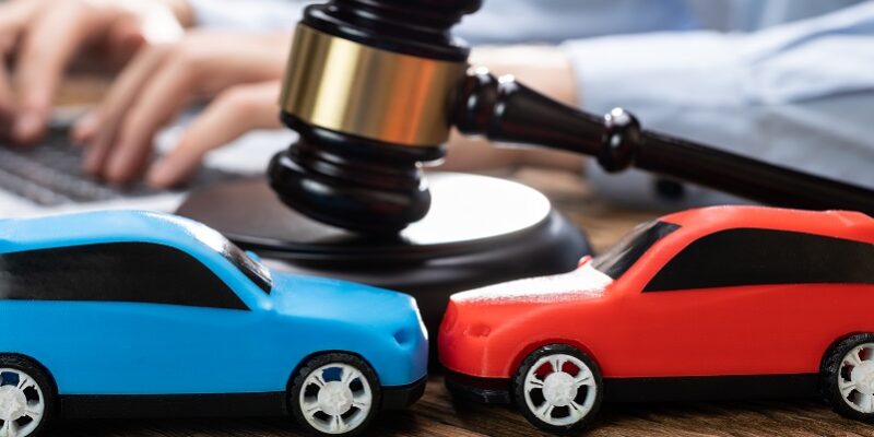Liability Insurance Lawyer And Car Accident Concept