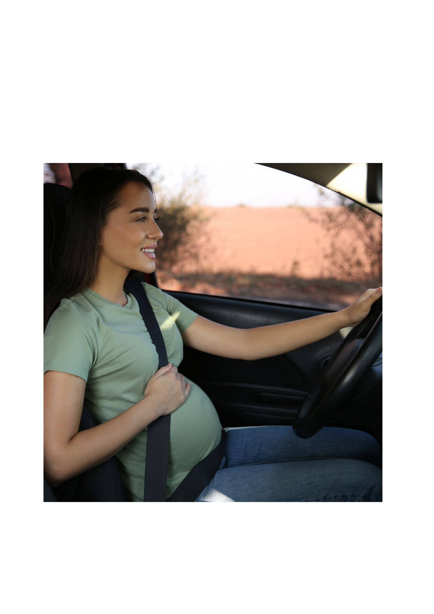 ¿Cómo deben viajar las embarazadas de forma segura en el coche?