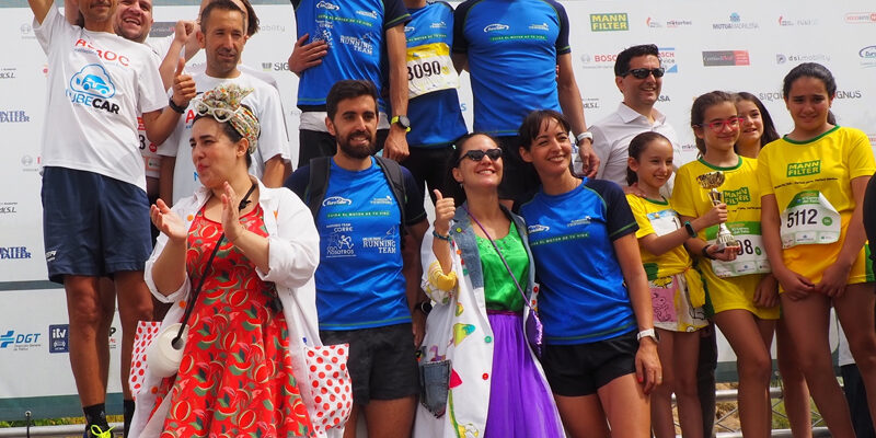 Los corredores solidarios EuroTaller Theodora tiñen de azul la XI Carrera del Taller y suben a lo más alto del podio Los corredores solidarios EuroTaller Theodora tiñen de azul la XI Carrera del Taller y suben a lo más alto del podio
