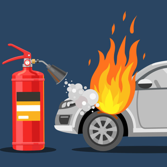 ¿Crees que sería recomendable llevar un extintor en tu coche?