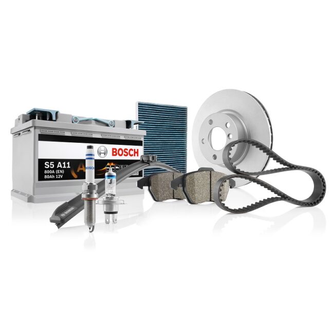 Bosch ofrece una amplia gama de productos para el buen funcionamiento de eléctricos e híbridos