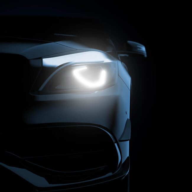La tecnología de faros que ayudarían a que los conductores a mantener literalmente la vista en la carretera